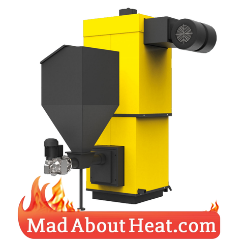 automatic feeding fuel space heater hot air blower slack pellets burner madaboutheat
